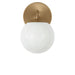Myhouse Lighting Generation Lighting - GLV1831SBE - One Light Vanity - Nube - Satin Brass