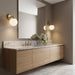 Myhouse Lighting Generation Lighting - GLV1831SBE - One Light Vanity - Nube - Satin Brass