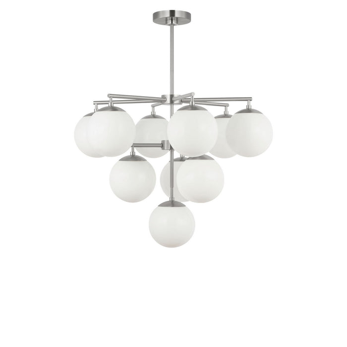 Myhouse Lighting Generation Lighting - GLC18010BN - Ten Light Chandelier - Nube - Brushed Nickel