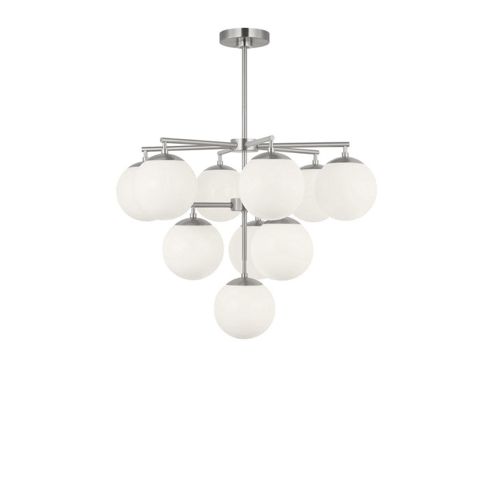 Myhouse Lighting Generation Lighting - GLC18010BN - Ten Light Chandelier - Nube - Brushed Nickel