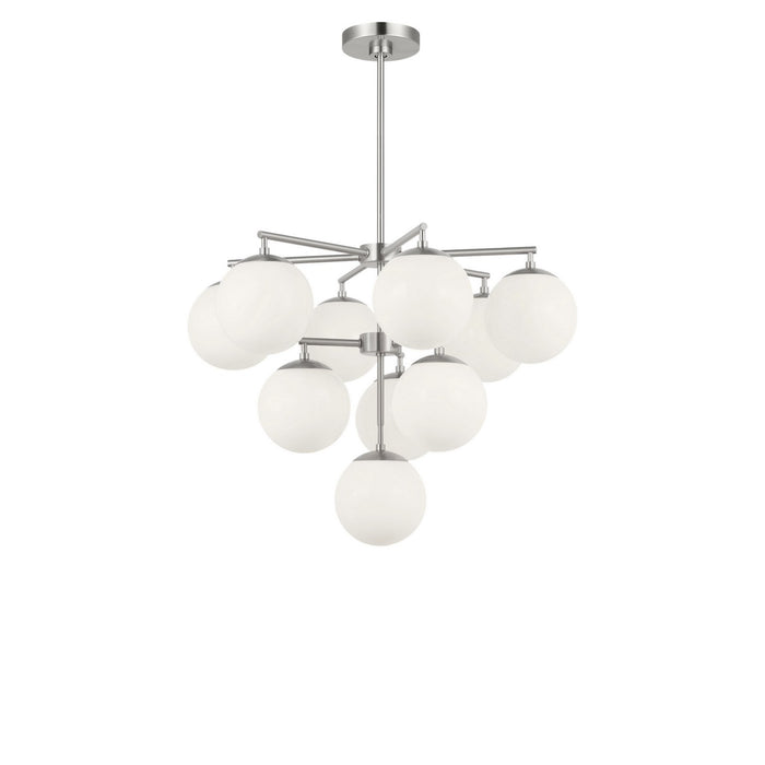 Myhouse Lighting Generation Lighting - GLC18010BNE - Ten Light Chandelier - Nube - Brushed Nickel