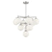 Myhouse Lighting Generation Lighting - GLC18010BNE - Ten Light Chandelier - Nube - Brushed Nickel