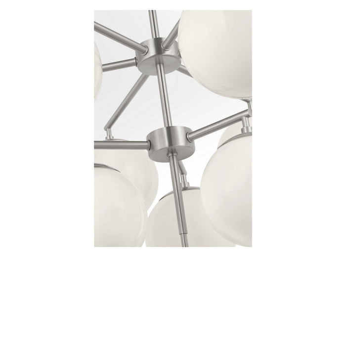 Myhouse Lighting Generation Lighting - GLC18010BNE - Ten Light Chandelier - Nube - Brushed Nickel