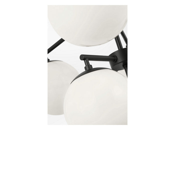 Myhouse Lighting Generation Lighting - GLC18010MBK - Ten Light Chandelier - Nube - Midnight Black