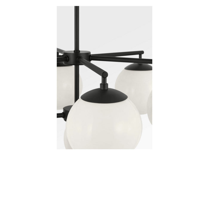 Myhouse Lighting Generation Lighting - GLC18010MBK - Ten Light Chandelier - Nube - Midnight Black