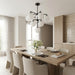 Myhouse Lighting Generation Lighting - GLC18010MBKE - Ten Light Chandelier - Nube - Midnight Black