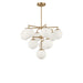 Myhouse Lighting Generation Lighting - GLC18010SB - Ten Light Chandelier - Nube - Satin Brass