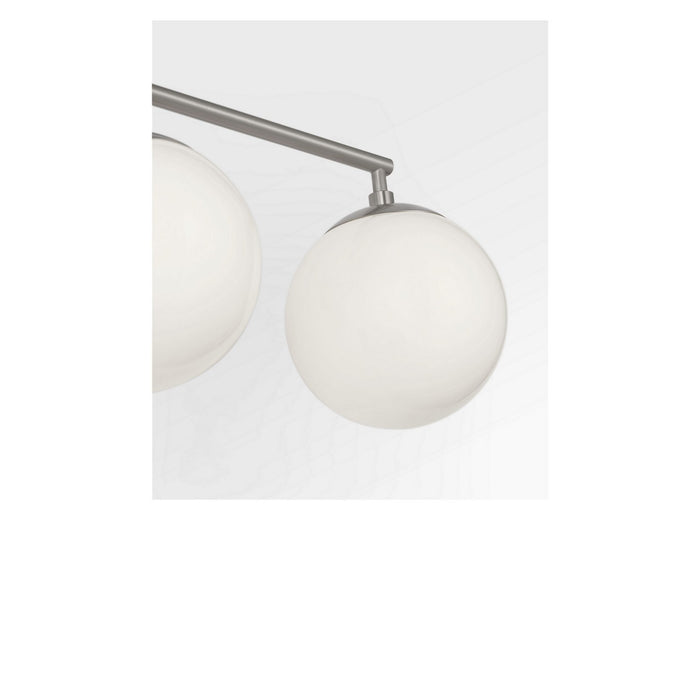 Myhouse Lighting Generation Lighting - GLV1853BN - Three Light Vanity - Nube - Brushed Nickel
