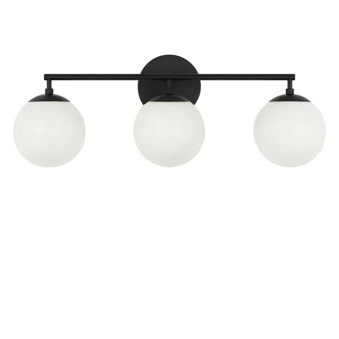 Myhouse Lighting Generation Lighting - GLV1853MBK - Three Light Vanity - Nube - Midnight Black