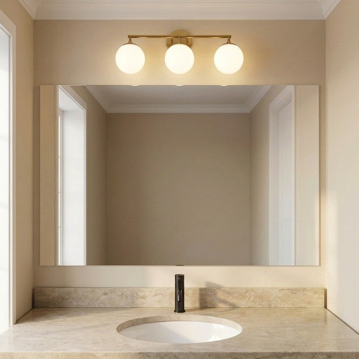 Myhouse Lighting Generation Lighting - GLV1853MBK - Three Light Vanity - Nube - Midnight Black