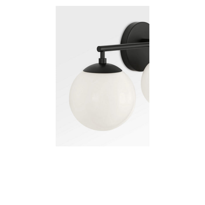 Myhouse Lighting Generation Lighting - GLV1853MBKE - Three Light Vanity - Nube - Midnight Black