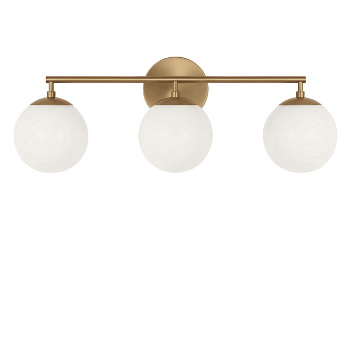 Myhouse Lighting Generation Lighting - GLV1853SBE - Three Light Vanity - Nube - Satin Brass