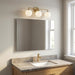 Myhouse Lighting Generation Lighting - GLV1853SBE - Three Light Vanity - Nube - Satin Brass