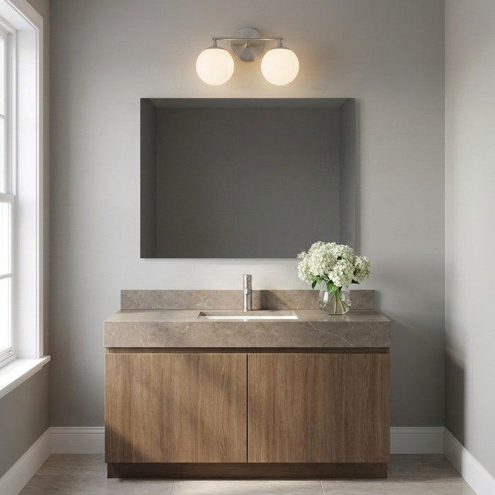 Myhouse Lighting Generation Lighting - GLV1842BN - Two Light Vanity - Nube - Brushed Nickel