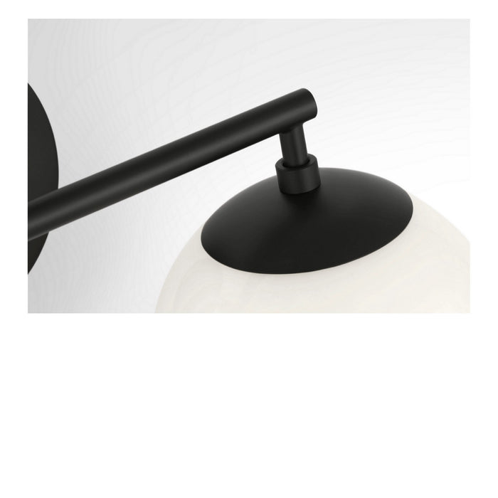 Myhouse Lighting Generation Lighting - GLV1842MBK - Two Light Vanity - Nube - Midnight Black