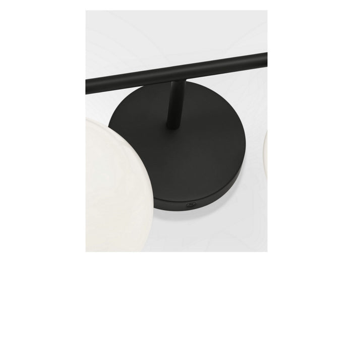 Myhouse Lighting Generation Lighting - GLV1842MBKE - Two Light Vanity - Nube - Midnight Black