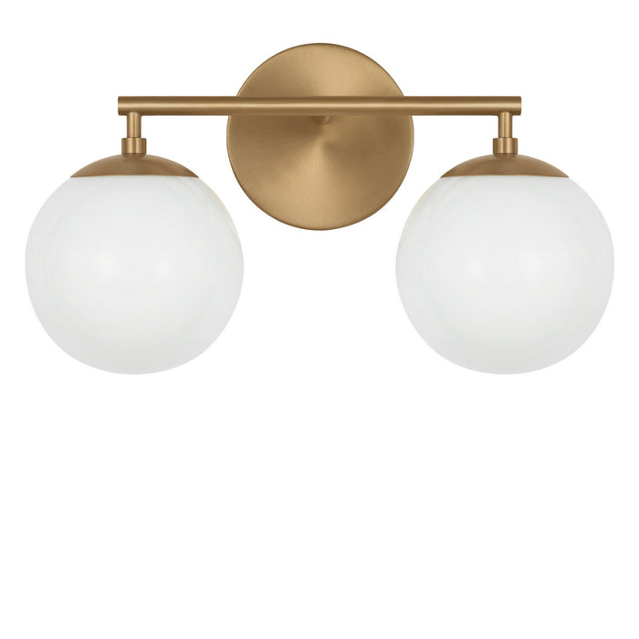 Myhouse Lighting Generation Lighting - GLV1842SB - Two Light Vanity - Nube - Satin Brass