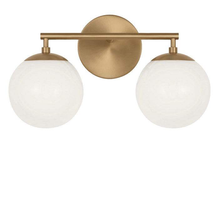 Myhouse Lighting Generation Lighting - GLV1842SB - Two Light Vanity - Nube - Satin Brass