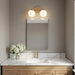 Myhouse Lighting Generation Lighting - GLV1842SBE - Two Light Vanity - Nube - Satin Brass