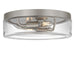 Myhouse Lighting Generation Lighting - GLF1722BN - Two Light Flush Mount - Rhett - Brushed Nickel