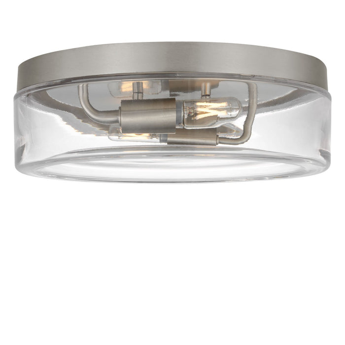 Myhouse Lighting Generation Lighting - GLF1722BNE - Two Light Flush Mount - Rhett - Brushed Nickel