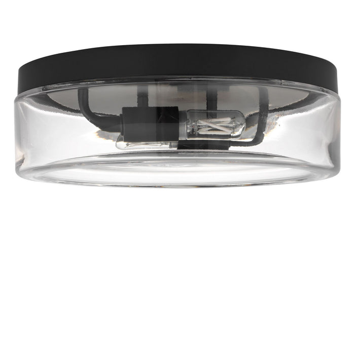 Myhouse Lighting Generation Lighting - GLF1722MBK - Two Light Flush Mount - Rhett - Midnight Black