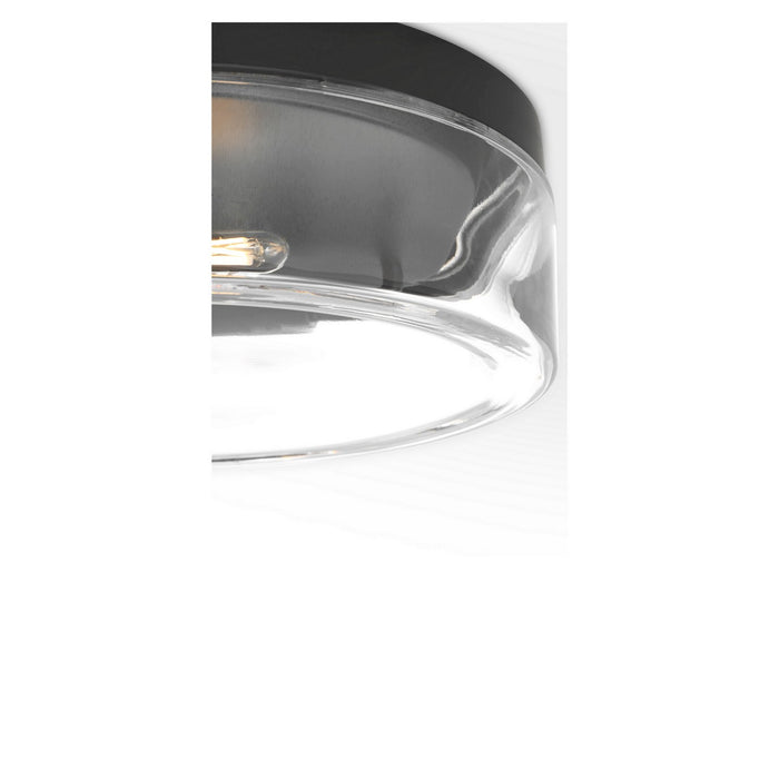 Myhouse Lighting Generation Lighting - GLF1722MBK - Two Light Flush Mount - Rhett - Midnight Black