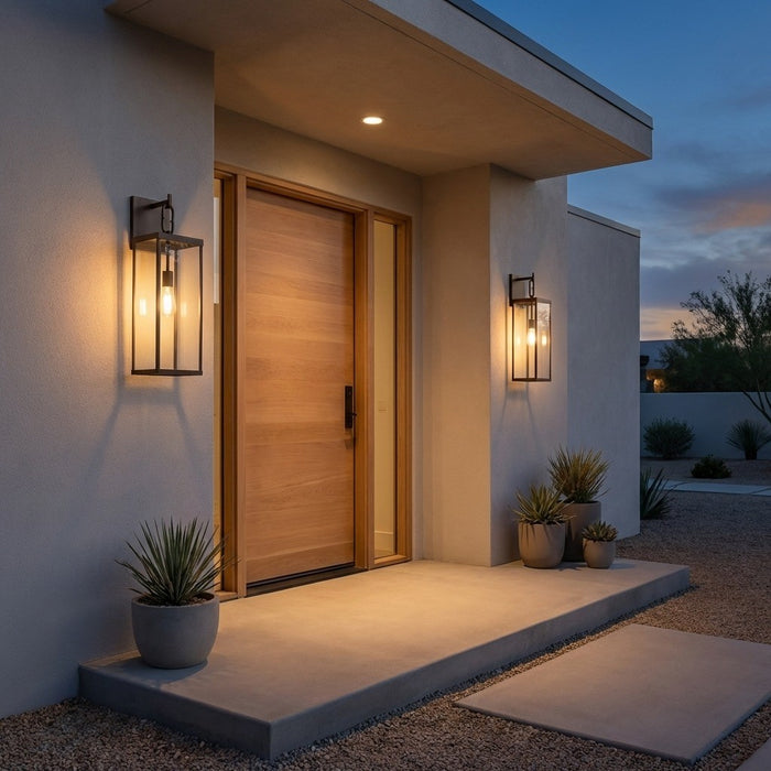 Myhouse Lighting Generation Lighting - GLO1781ANBZE - One Light Lantern - Rox - Antique Bronze