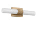 Myhouse Lighting Generation Lighting - GLV1622SB-L - LED Vanity - Sarco - Satin Brass