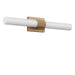 Myhouse Lighting Generation Lighting - GLV1612SB-L - LED Vanity - Sarco - Satin Brass