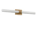 Myhouse Lighting Generation Lighting - GLV1642SB-L - LED Vanity - Sarco - Satin Brass