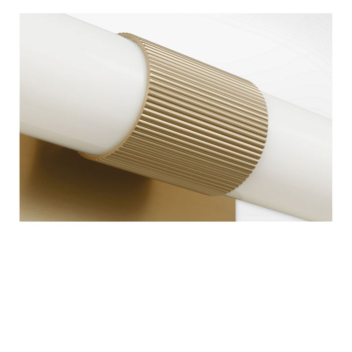 Myhouse Lighting Generation Lighting - GLV1642SB-L - LED Vanity - Sarco - Satin Brass