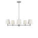 Myhouse Lighting Generation Lighting - GLC1865BNE - Five Light Chandelier - Vilera - Brushed Nickel