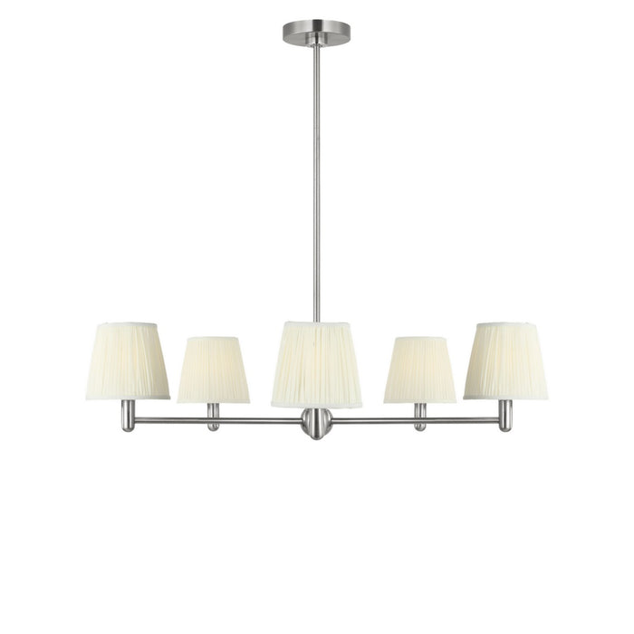 Myhouse Lighting Generation Lighting - GLC1865BNE - Five Light Chandelier - Vilera - Brushed Nickel