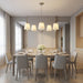 Myhouse Lighting Generation Lighting - GLC1865BNE - Five Light Chandelier - Vilera - Brushed Nickel