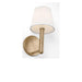 Myhouse Lighting Generation Lighting - GLW1881SB - One Light Wall Sconce - Vilera - Satin Brass