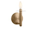 Myhouse Lighting Generation Lighting - GLW1881SB - One Light Wall Sconce - Vilera - Satin Brass