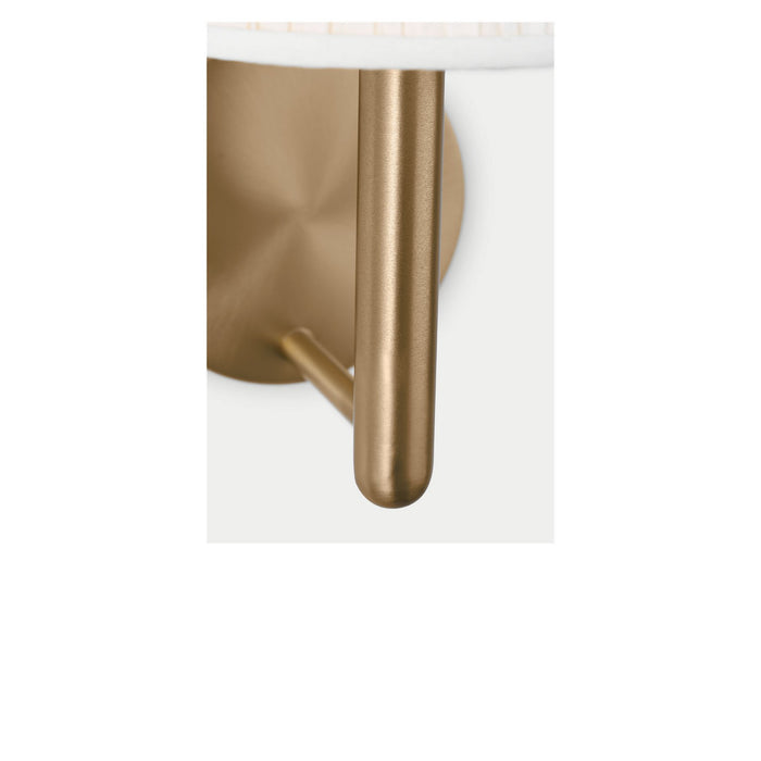Myhouse Lighting Generation Lighting - GLW1881SBE - One Light Wall Sconce - Vilera - Satin Brass