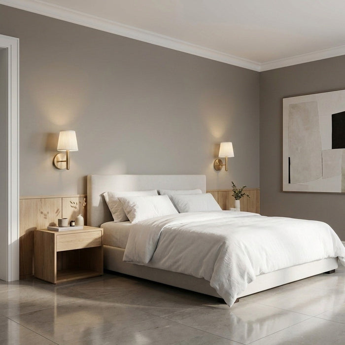 Myhouse Lighting Generation Lighting - GLW1881SBE - One Light Wall Sconce - Vilera - Satin Brass