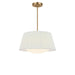 Myhouse Lighting Generation Lighting - GLP1873SBE - Three Light Pendant - Vilera - Satin Brass