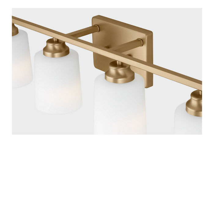 Myhouse Lighting Generation Lighting - 4420904EN3-848 - Four Light Bath - Vinton - Satin Brass