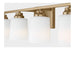 Myhouse Lighting Generation Lighting - 4420904EN3-848 - Four Light Bath - Vinton - Satin Brass