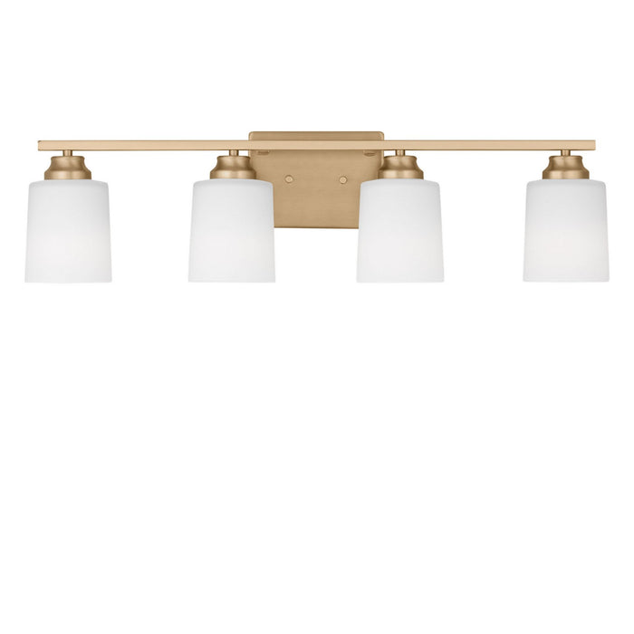 Myhouse Lighting Generation Lighting - 4420904EN3-848 - Four Light Bath - Vinton - Satin Brass