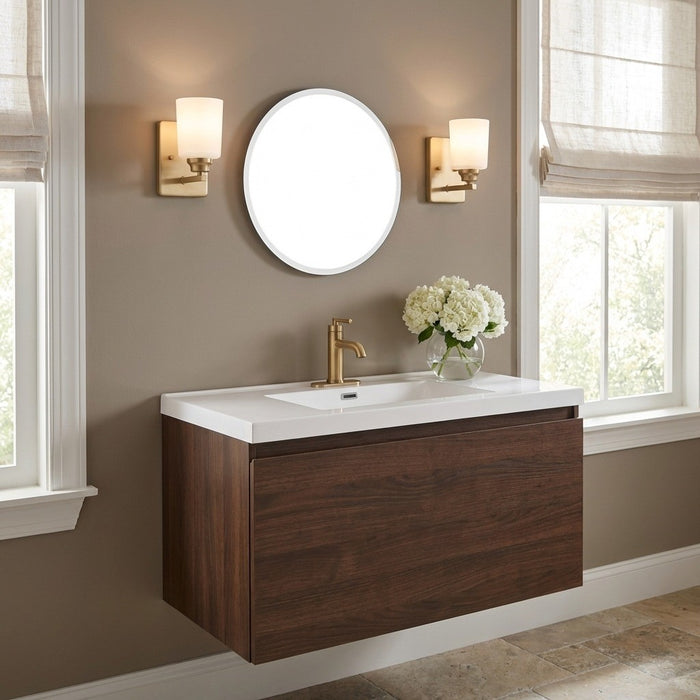 Myhouse Lighting Generation Lighting - 4120901-848 - One Light Bath - Vinton - Satin Brass