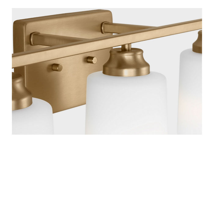 Myhouse Lighting Generation Lighting - 4420903-848 - Three Light Bath - Vinton - Satin Brass