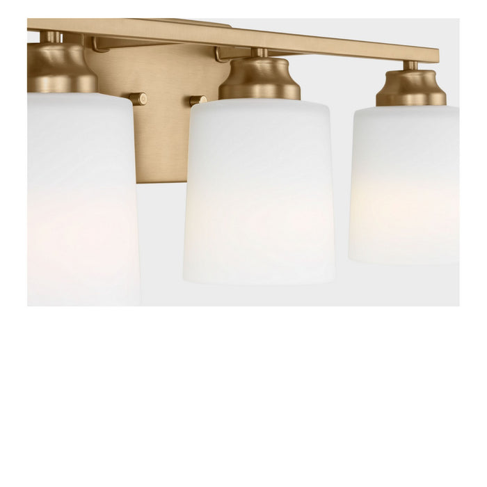 Myhouse Lighting Generation Lighting - 4420903-848 - Three Light Bath - Vinton - Satin Brass