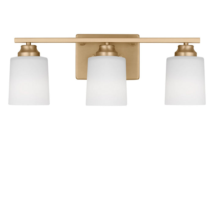 Myhouse Lighting Generation Lighting - 4420903-848 - Three Light Bath - Vinton - Satin Brass