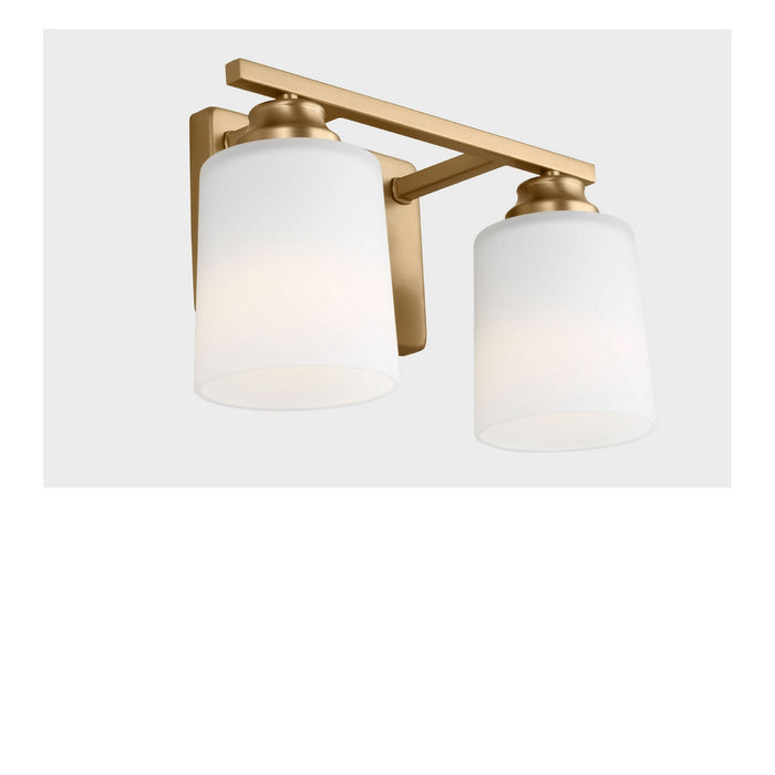 Myhouse Lighting Generation Lighting - 4420902EN3-848 - Two Light Bath - Vinton - Satin Brass