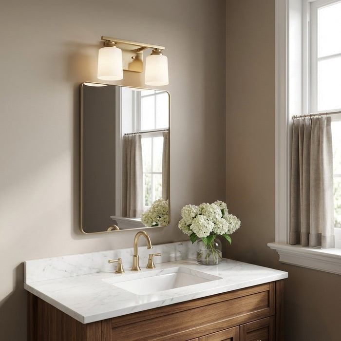 Myhouse Lighting Generation Lighting - 4420902EN3-848 - Two Light Bath - Vinton - Satin Brass