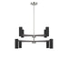 Myhouse Lighting Generation Lighting - GLC2068BNE - Eight Light Chandelier - Zentro - Brushed Nickel